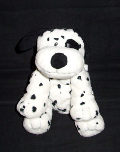 TY Pluffies 2007 Dotters Dalmatian Plush Puppy Dog Spots White Beanie Sewn Eyes