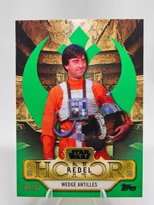 2025 Topps Star Wars Meiyo Rebel Honor Wedge Antilles Blue 05/25 - Bild 1 von 2