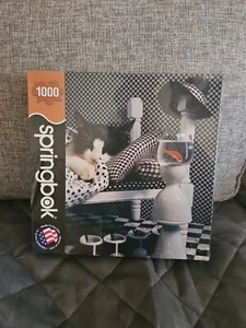 Springbock "SCHECKERBOARD KATZE" 1000 Teile Puzzle-NEU 🧩 - Bild 1 von 3