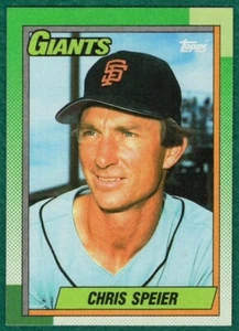 Chris Speier - 1990 Topps #753 - San Francisco Giants Baseball Card - Picture 1 of 2