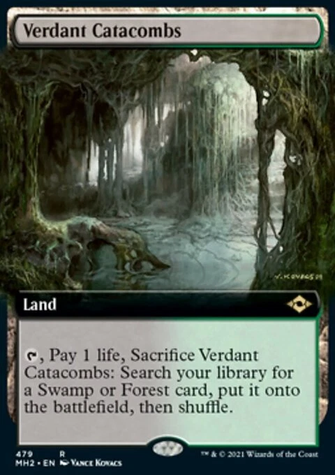 MTG Magic the Gathering Verdant Catacombs (479/632) Modern Horizons 2 LP - Image 1 of 1