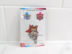 Pokemon Sword Shield Scorbunny Enamel Pin Brooch Starter Pokemon Accessory NEW - Picture 1 of 2