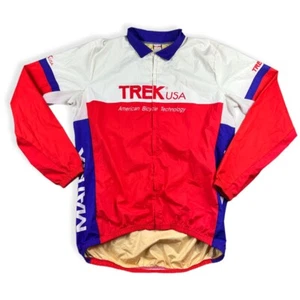 Giacca ciclismo Trek USA vintage taglia XL BW 67 cm anni 90 bici bike jacket MZ9 - Foto 1 di 4