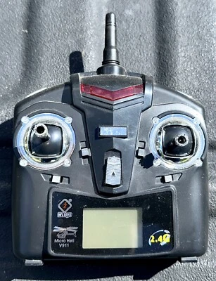Untested WL Toys RC Helicopter Controller V911 2.4G 4CH Remote Control Copter - Image 1 of 4