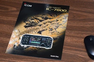 BROCHURE: RICETRASMETTITORE ICOM IC-7800 HF/50Mhz - Foto 1 di 1