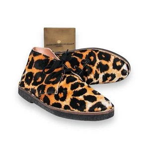 Sneakers stringate Golden Goose stampa leopardata capelli di cavallo invecchiate taglia 6 - Foto 1 di 5