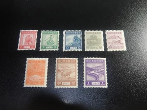 JAPAN Occupation Java 1943 Sc#N5-12 Landscape Set MNH XF - Picture 1 of 1