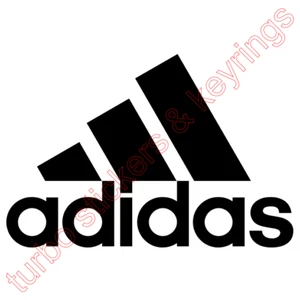 ADIDAS VINYL STICKER 8 COLOURS CAR TRUCK UTE VAN 4x4 LAPTOP IPAD 120MM x 81MM - Picture 1 of 2