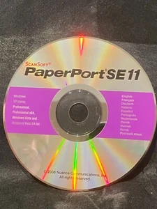 Nuance 2006 ScanSoft PaperPort 11 SE VINTAGE SOFTWARE - Picture 1 of 2