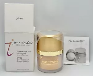 Jane Iredale Powder-Me Dry SPF Dry Sunscreen GOLDEN 0.62 oz. Full Size NIB - Picture 1 of 4