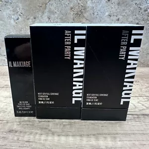 Bundle Of IL Makiage No Filter Primer, 2 After Party Foundation # 050 NIB - Picture 1 of 9