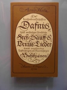 Der berühmten Schäffers Dafnis .. auf Flandern Fresh-Hauff-Venus-Lieder Reprint - Bild 1 von 1