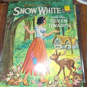 Snow White And The Seven Dwarfs Paper Dolls Walt Disney Whitman vintage Good - Picture 1 of 1