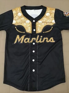 Jake Burger Jersey #36 Miami Marlins 2024 Giveaway - Size XS - X SMALL - Picture 1 of 10