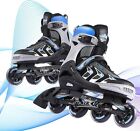 Hikole Inline Skates For Men&Women Size L(5-7)/(6-8.5)  Adjustable Roller Blades