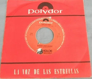 DONNY & MARIE OSMOND -ERES MI TODO / AHORA QUE ESTAMOS JUNTOS- MEXICAN 7” SINGLE - Picture 1 of 6