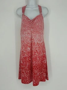 Abito donna Dakini arancione bianco paisley con imbottitura rimovibile taglia large - Foto 1 di 12