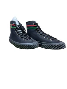 Size UK10 US10 - Gucci Interlocking G High Black - Picture 1 of 9
