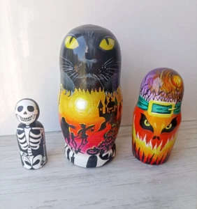 Halloween Toys Horror Nesting Dolls for Kids Halloween Ghost Ornament Halloween - Picture 1 of 5
