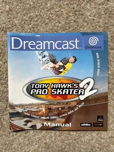 Tony Hawk's Pro Skater 2 Dreamcast Manual ONLY Replacement Instruction Booklet - Picture 1 of 3