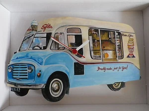 TRADITIONAL MR SOFTEE ICECREAM VAN WALL CLOCK. NEW AND BOXED.ICE CREAM - Picture 1 of 1