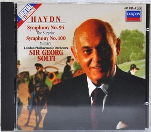 SIR GEORG SOLTI "Haydn Symphonies Nos. 94 & 100" CD London 411 897-2 - Picture 1 of 3