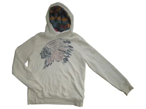 Ralph Lauren Fleece Graphic Hoodie Native American Headress Print Size L NWT - Picture 1 of 5