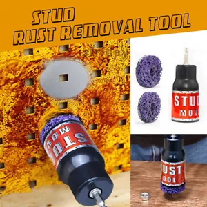 Stud Surface Cleaner Rust Removal Tool Buddy Impact Driven Hub With Sanding Disc - Picture 1 of 12