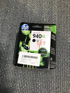 (5x) NEW GENUINE - HP 940XL (BLACK) INK CARTRIDGES - C4906AN - SEALED/FREE SHIPP - Picture 1 of 3