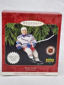 1997 - Wayne Gretzky Hockey Hallmark Keepsake Ornament - NHL New York Rangers - Picture 1 of 3
