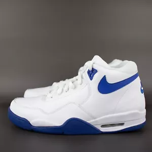 Nike Flight Legacy - White Game Royal Blue - US 11.5M BQ4214-103 - Picture 1 of 9
