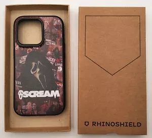 BRAND NEW RhinoShield Black SCREAM Ghostface iPhone 14 Pro Case - Picture 1 of 4