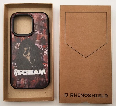 BRAND NEW RhinoShield Black SCREAM Ghostface iPhone 14 Pro Case - Image 1 of 4