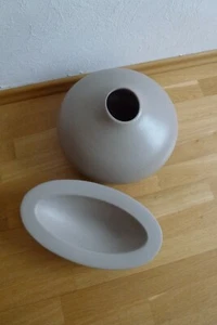Edle große Vase und eine Fruchtschale, neu - Bild 1 von 3