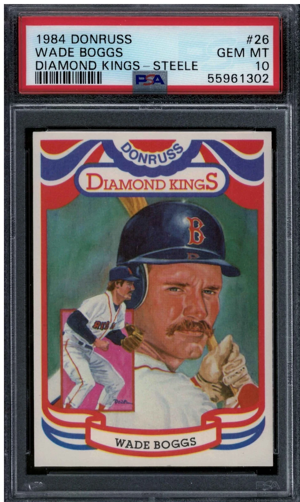 Wade Boggs 1984 Donruss 26 Diamond Kings Steele Price Guide Sports