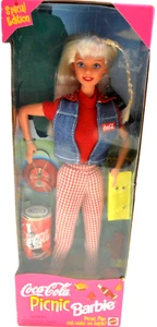 CocaCola Picknick Barbie Puppe Special Edition 19626 originalverpackt - Bild 1 von 5