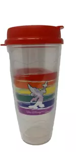Disney Parks Walt Disney World Pride Rainbow Tumbler Cup Whirley Casey Corner - Picture 1 of 5