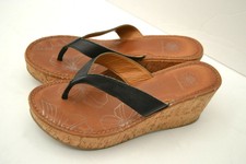 yellow box high heel flip flops