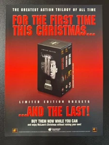 DIE HARD BOX SET | ORIGINAL MAGAZINE ADVERT  8X12" [MV1] - Imagen 1 de 1