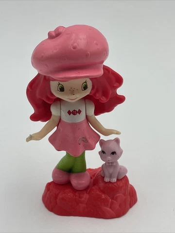 Strawberry Shortcake Figure Figurine Cake Topper McDonalds Custard Cat Cover
