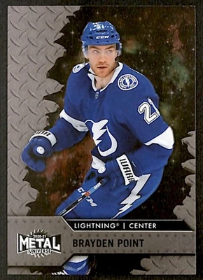 2020-21 Skybox Metal Universe #64 Brayden Point Tampa Bay Lightning - Image 1 of 2