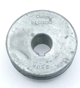 Chicago Druckguss Einzelrolle 250A 2-1/2" Durchmesser 3/4" Bohrung - Bild 1 von 4