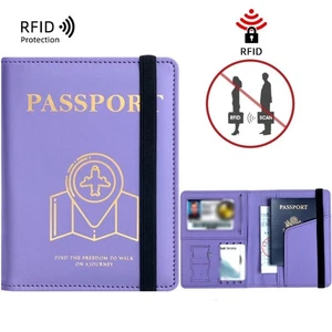 Fashion RFID Passport Cover Waterproof Travel Accessory - Picture 1 of 9