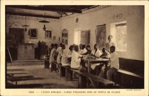 Ak Lome Togo, Schüler in einem Klassenzimmer,  L'Ecole Biblique,... - 4932097 - Bild 1 von 2