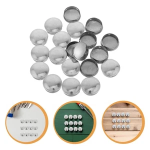 20 Pcs Hole Sealing Cap Round Drilled Stainless Steel Opening Plug - Picture 1 of 12