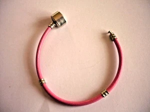 Bead Armband 16 cm Magnet Clipverschluß 3 mm rosa Schmuck Adventskalender NEU - Bild 1 von 4