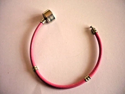 Bead Armband 16 cm Magnet Clipverschluß 3 mm rosa Schmuck Adventskalender NEU - Bild 1 von 4