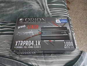 AMPLIFICADOR COCHE ORION XTRPRO4.1K XTR PRO 1000W RMS 4 CANALES CLASE D AMPLIFICADOR 1Ω ESTABLE - Imagen 1 de 1