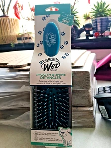 Tierhaarbürste, glattes, glänzendes Fell, Hunde- und Katzenhaarbürste, Entschütten - Bild 1 von 2