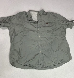Carhartt Herren 2XL Button Up Kurzarm Grün Hemd Workwear E3 - Bild 1 von 7